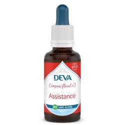 Deva Assistance composé floral N°1 sans alccol bio 30ml