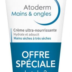 ATODERM Crème Ultra-Nourrissante Mains & Ongles Lot de 2 x 50 ml