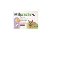 Milprazin vermifuge chats et chatons x2 comprimés