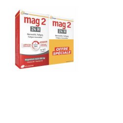 Mag 2 24h nervosité et fatigue lot 2x40cp