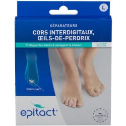 Epitact Séparateur cors interdigitaux, œils de perdrix Taille L x4