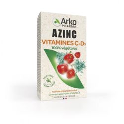Azinc vitamines C et D3 effervescent 20 comprimés