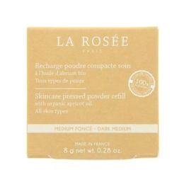 LA ROSEE Recharge Poudre Compacte Soin coloris Médium Foncé