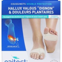 Epitact Coussinets plantaires Double protection Taille L pointures 42/45 x2