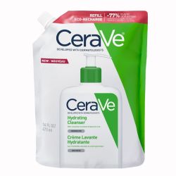 CERAVE Crème lavante hydratante sans parfum Eco-recharge 473ml