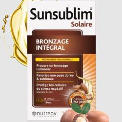 Sunsublim Bronzage Intégral hydratant 90 capsules 3 mois