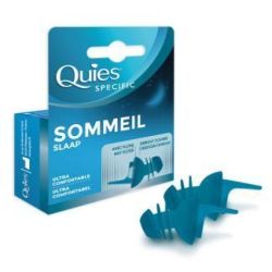 Quies Specific Protections Auditives Sommeil 24DB Réutilisables
