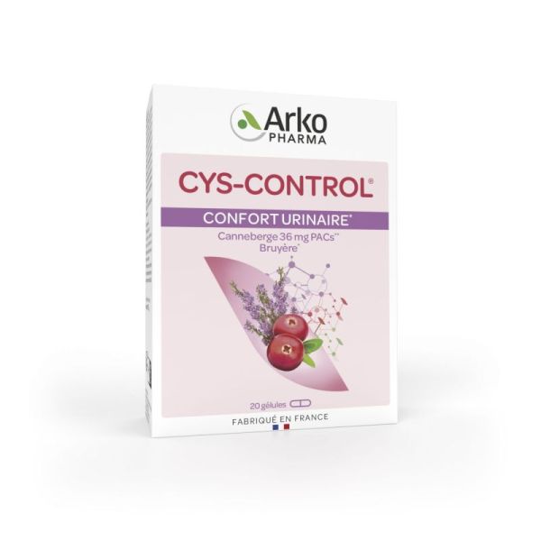 Cys-control confort urinaire gélules 20 gélules