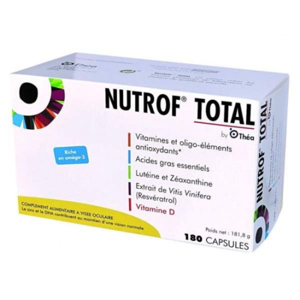 NUTROF TOTAL 180 CAPSULES