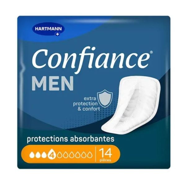 Confiance Men absorption 4 Gouttes 14 unités