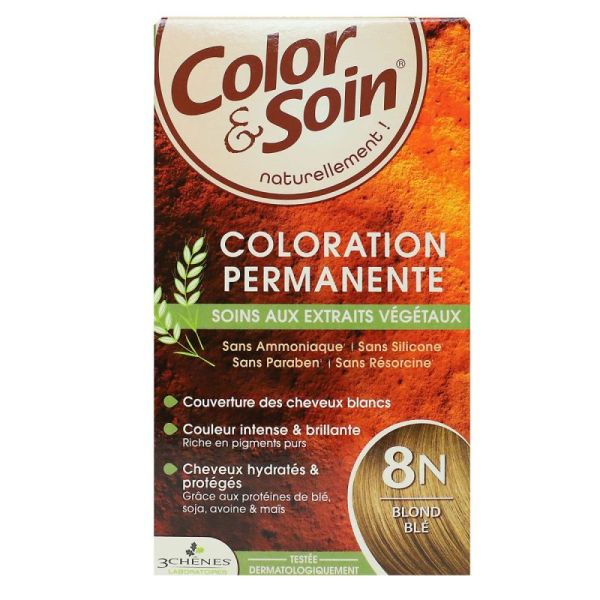 Color & Soin coloration permanente 8N blond blé