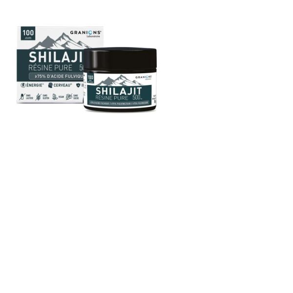 Shilajit Résine pure 500mg pot 50g