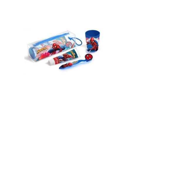 Trousse Nécessaire Brossage des dents Spiderman