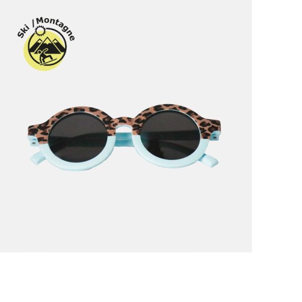 HOP POP Lunettes solaires Léopard/Bleu Enfant