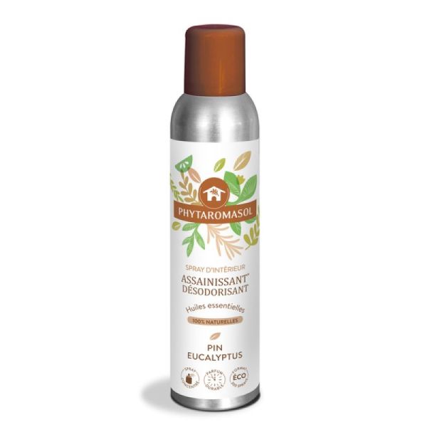 Phytaromasol Spray d'intérieur assainissant pin eucalyptus 250ml