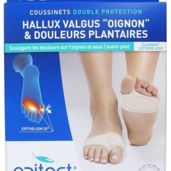 Epitact Coussinets plantaires Double protection Taille M pointures 39/41 x2