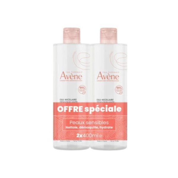 EAU MICELLAIRE LOT 2*400ml