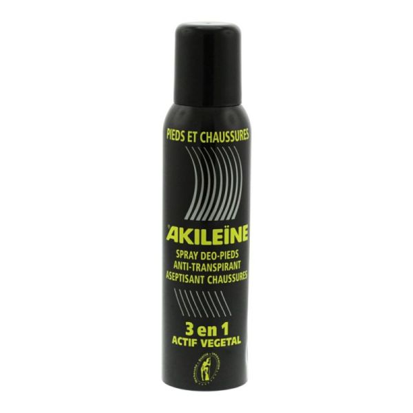 Spray noir 3en1 pour pieds et chaussures 150ml