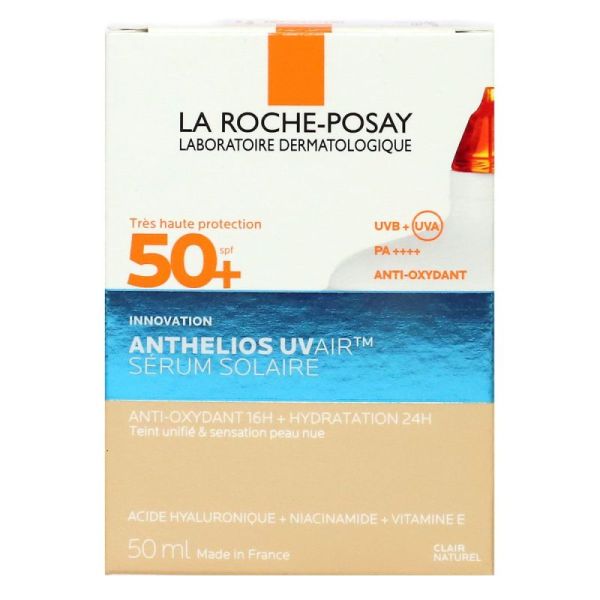 Anthelios Uvair serum solaire teinté clair naturel SPF50+ 50ml