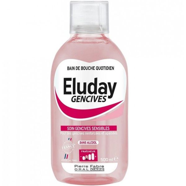 ELUDAY BAIN DE BOUCHE GENCIVES 500ML