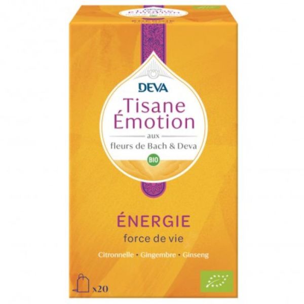 DEVA Tisane Emotion Energie force de vie x20 sachets