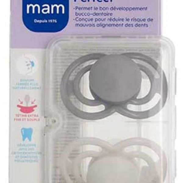 MAM Perfect lot sucettes silicone 6+mois