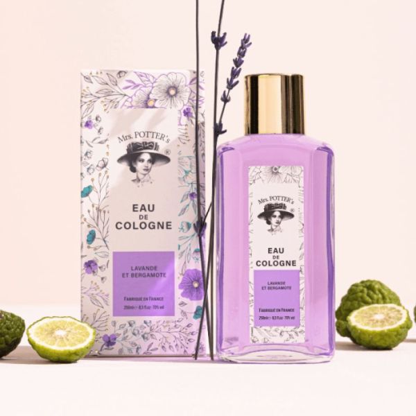 Mrs. POTTER's Eau ce Cologne Lavande et Bergamote 250ml