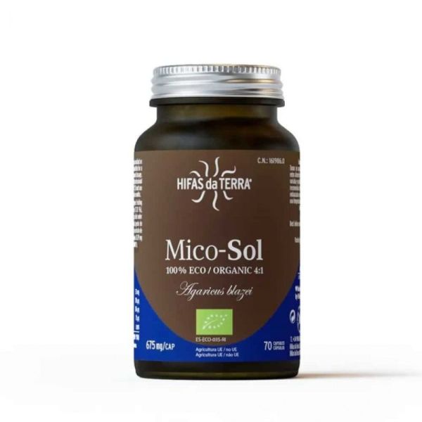 Hifas da Terra Mico-sol immunité et tonus bio 70 gélules