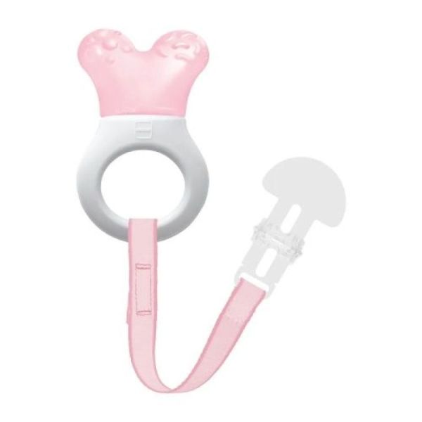 Mini anneau de dentition et attache 2 mois et +