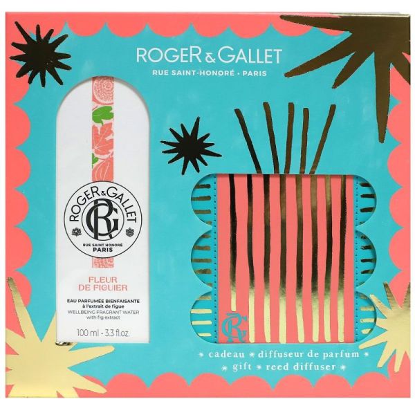 Coffret Fleur de figuier eau parfumée Bienfaisante 100ml + diffuseur offert