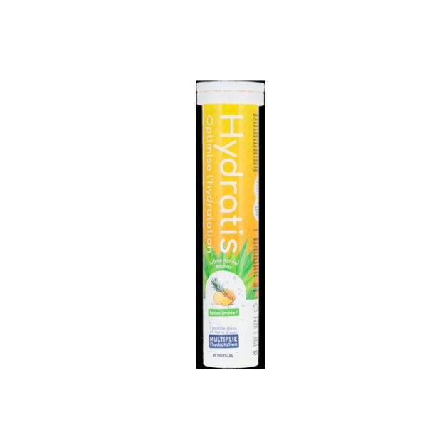 HYDRASTIS Optimise l'hydratation goût Ananas x20 pastilles
