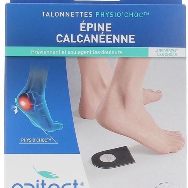 Epitact Talonnettes Épine Calcanéenne Physio'choc 5mm Taille S x2