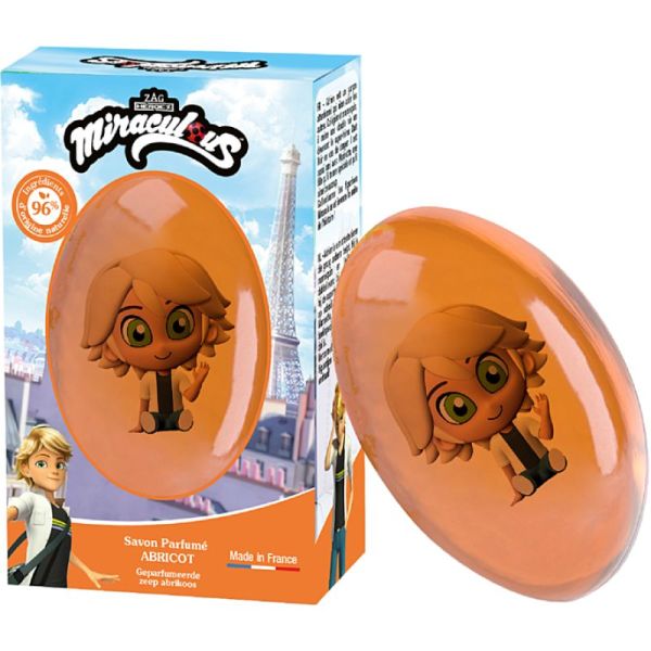 MIRACULOUS Savon Figurine Adrien Senteur Abricot 75g