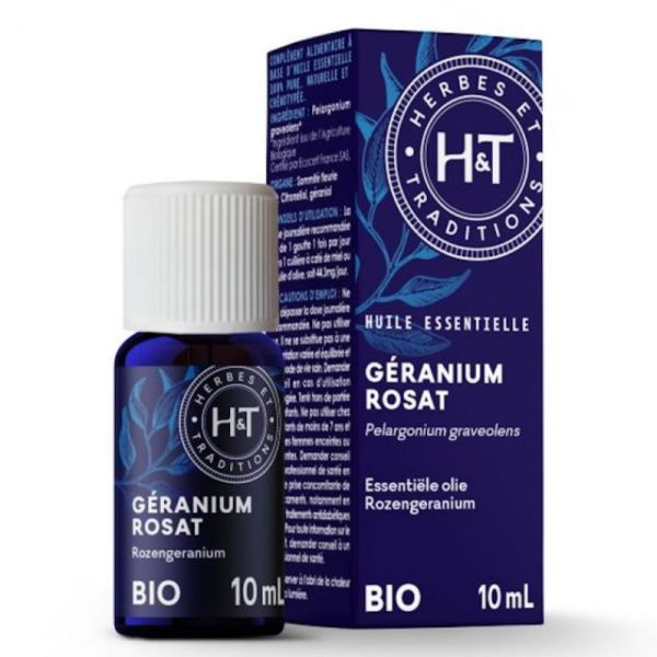 Huile essentielle Géranium Rosat bio 10ml