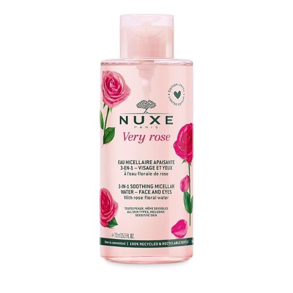 Nuxe Very Rose Eau Micellaire apaisante 3 en 1  750ml
