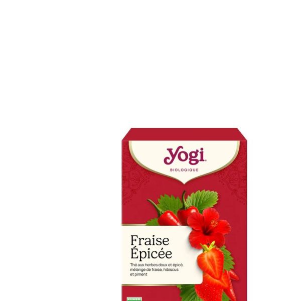 Yogi infusion Fraise epicée x17 sachets