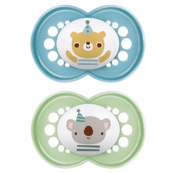 Sucettes Mam Original Animaux 18+ mois x2