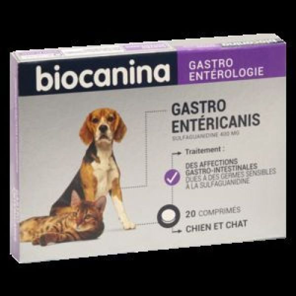 Biocanina Gastro entericanis Comprimés x20
