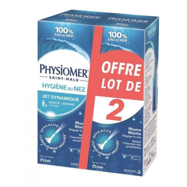 PHYSIOMER SPRAY NASAL JET DYNAMIQUE LOT