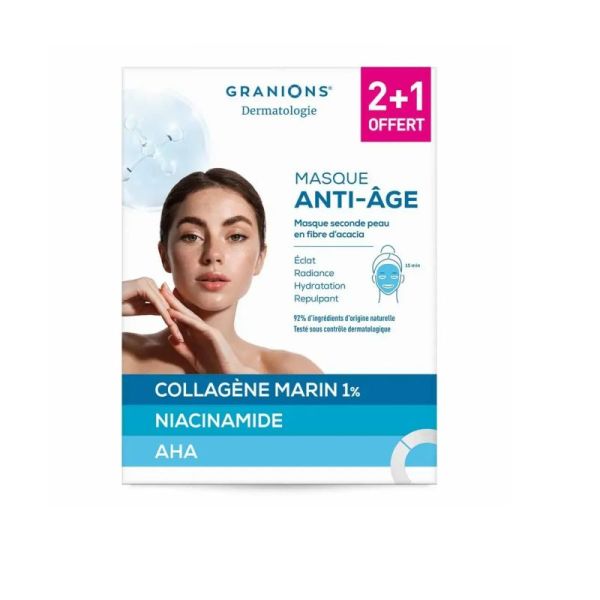 Granions Masque Anti-âge 2+1 offert