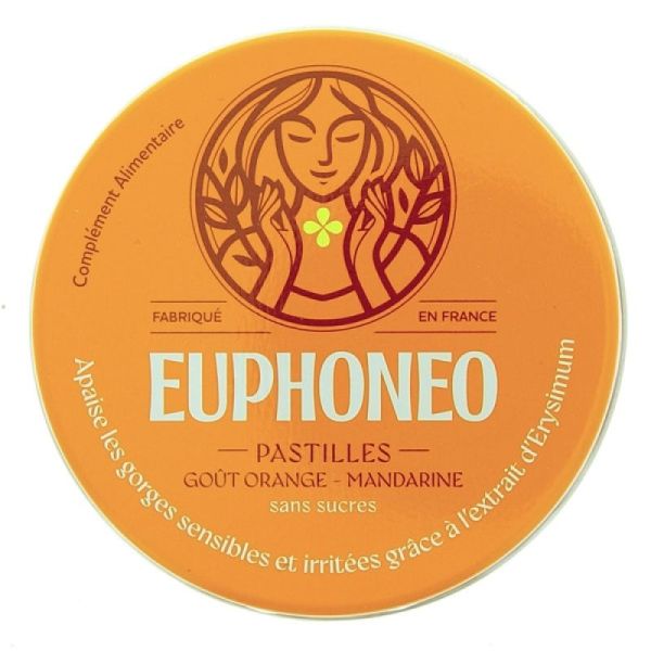 Euphoneo pastilles orange mandarine sans sucres