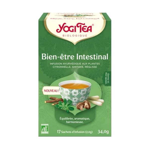 Yogi Tea Bio Bien Etre Intestinal 17 Sachets