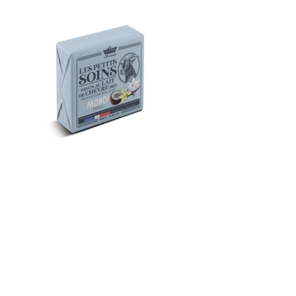 Savon au lait de chèvre bio parfum monoï