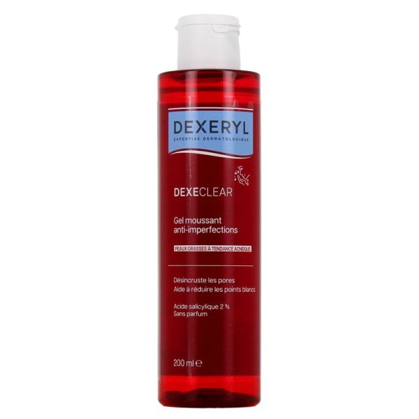 Dexeryl DEXECLEAR Gel moussant anti-imperfections 200ml