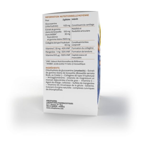 Chrondo Aid 100% articulations 120 + 60 gélules offertes