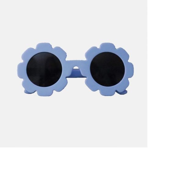 HOP POP Lunettes Motif Fleur Bleu Catégorie 4