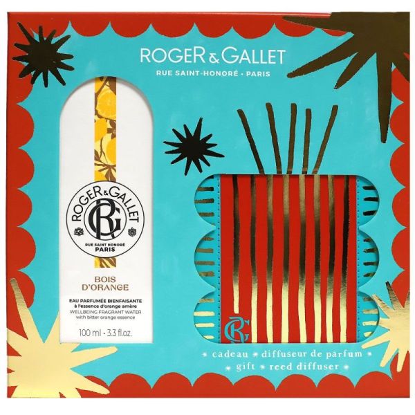 Coffret Bois d'orange eau parfumée Bienfaisante 100ml + diffuseur offert