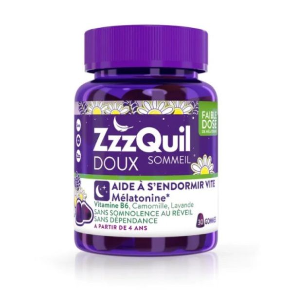 ZZZQUIL SOMMEIL DOUX GOMMES X30