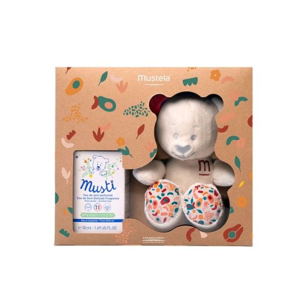 MUSTELA Coffret eau de soin parfumée + doudou