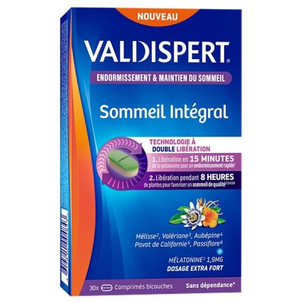 VALDISPERT Sommeil Intégral 30 comprimés